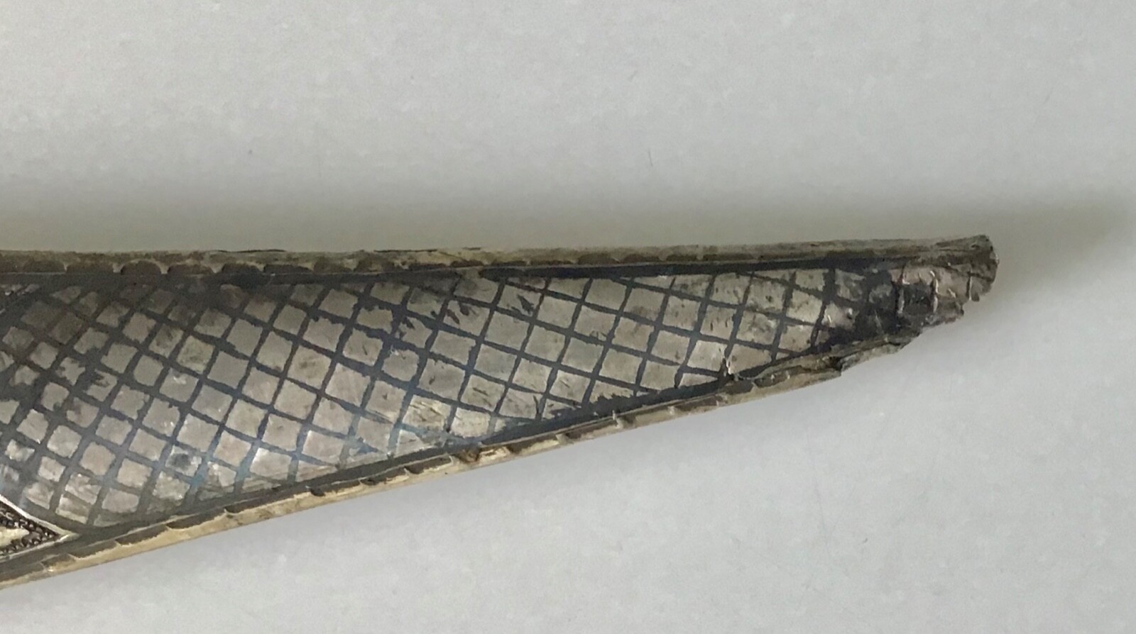 Russian silver antique niello Dagger Caucasian Kindjal knife ottoman