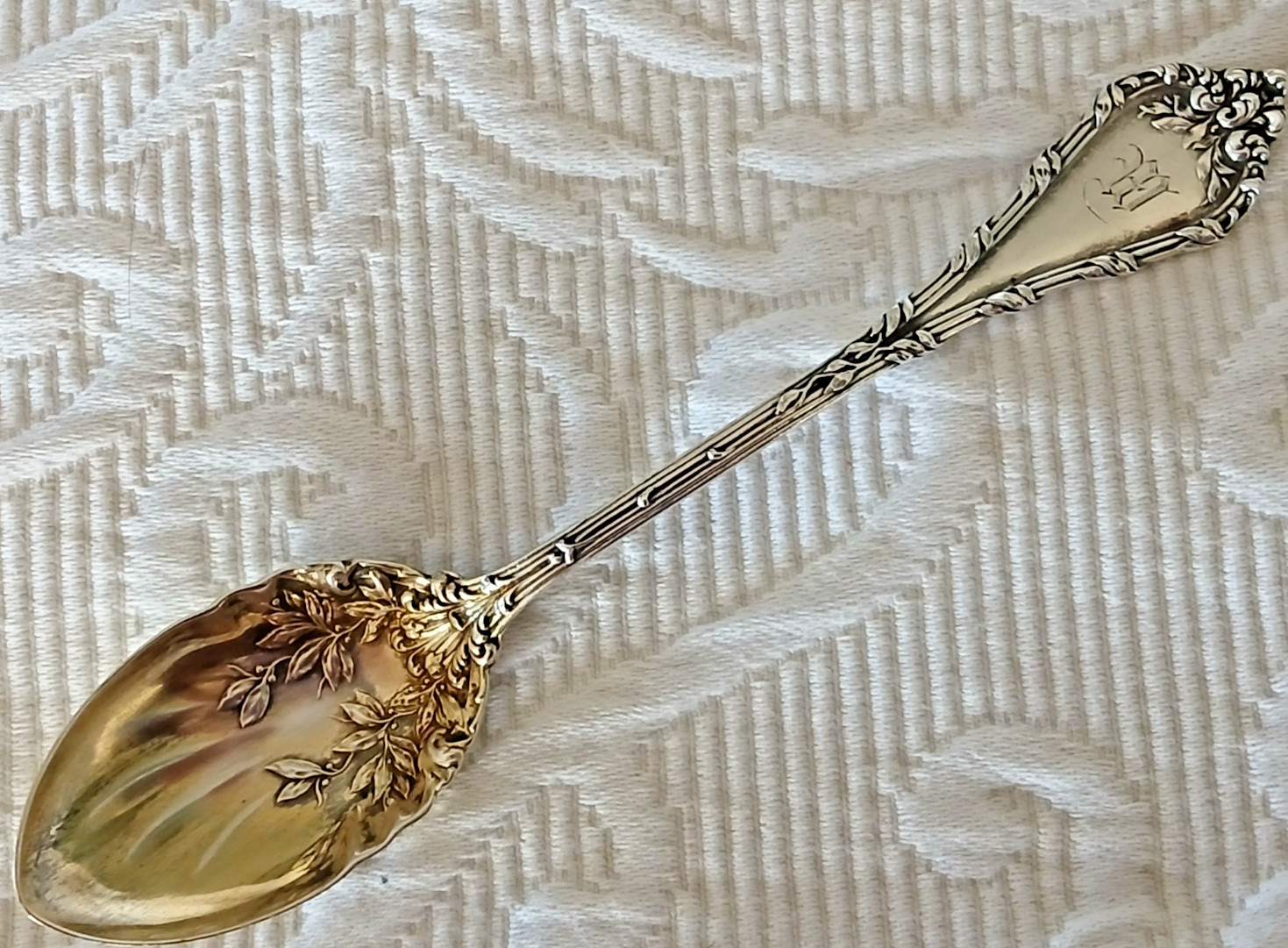 Antique Sterling DURGIN MADAME ROYALE 1897 Fruit Spoon ART NOUVEAU GW RARE WOW!