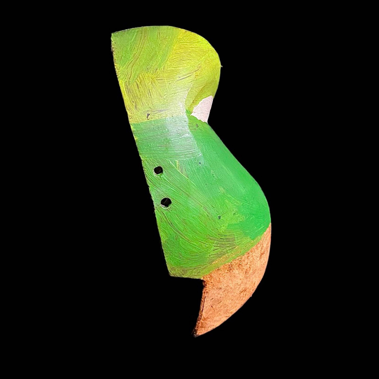 Strong Cubist Dan Bird Man Wood Face Mask Early 20th Century Libera Africa-8026