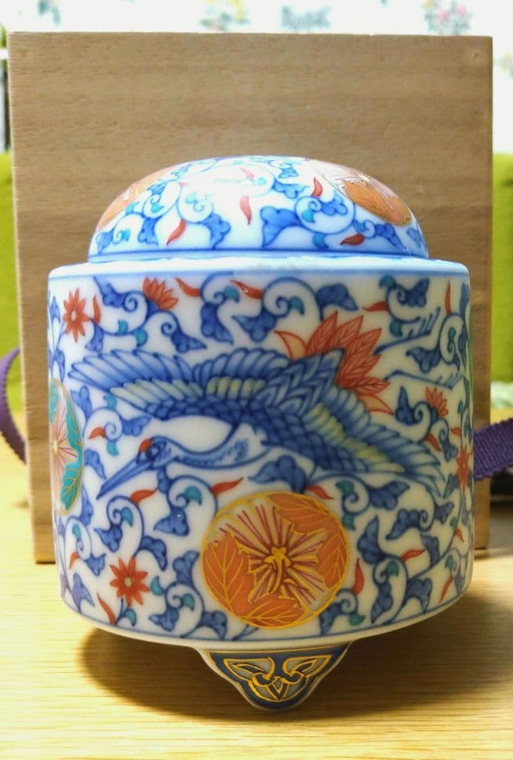 Tsuji Hitachi XV Incense Burner Ceramic 3.3 in Tea Ceremony