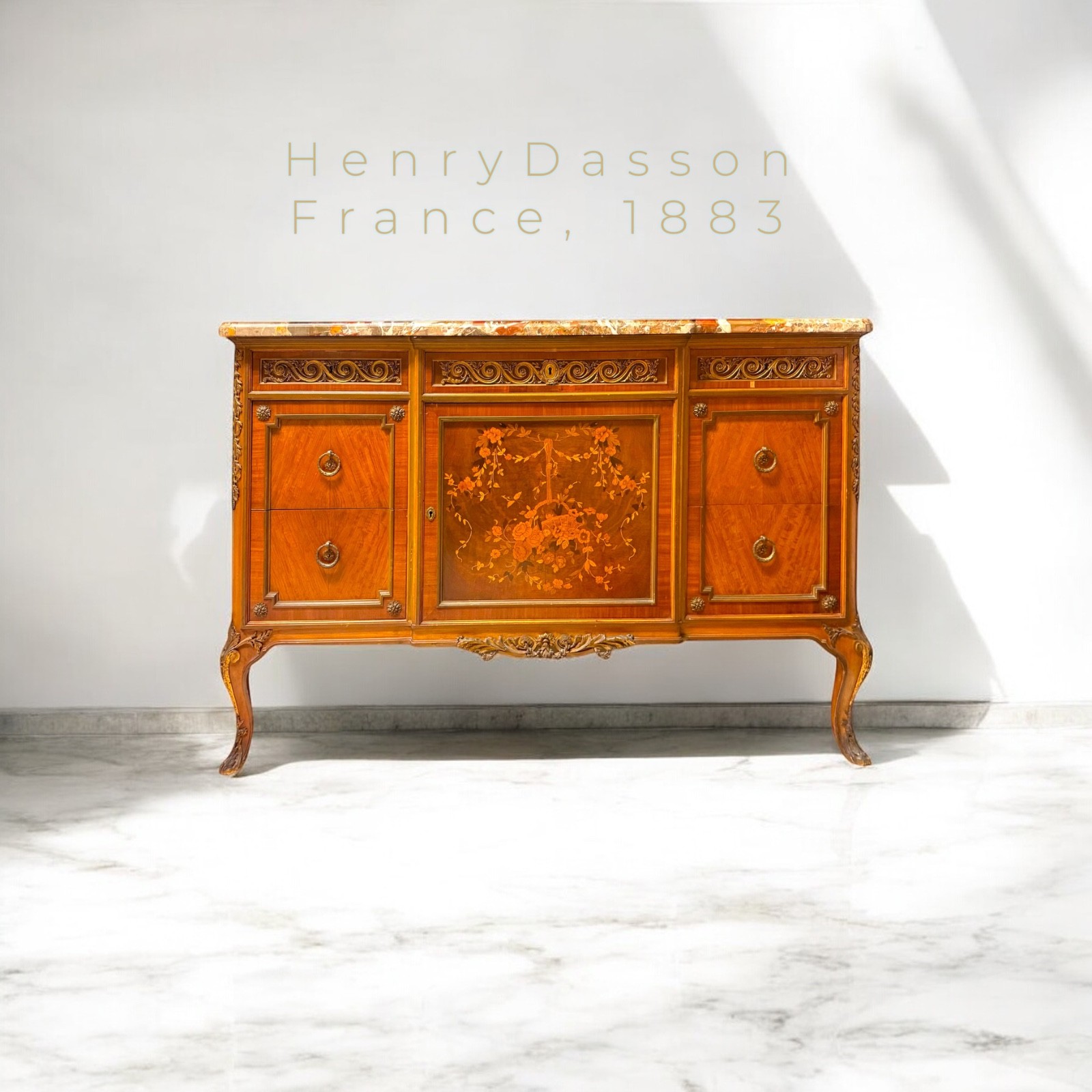 Henry Dasson, France, Circa 1883
