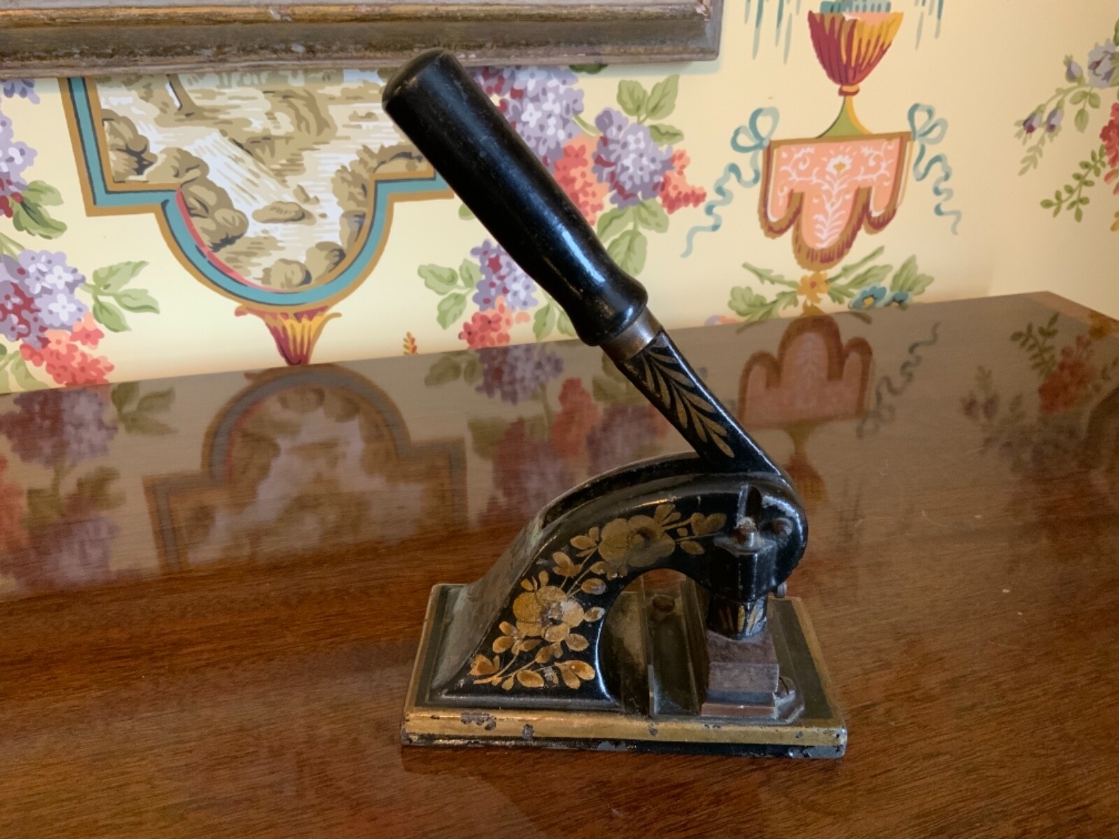 19th Century Antique English Metal Company Stamp
