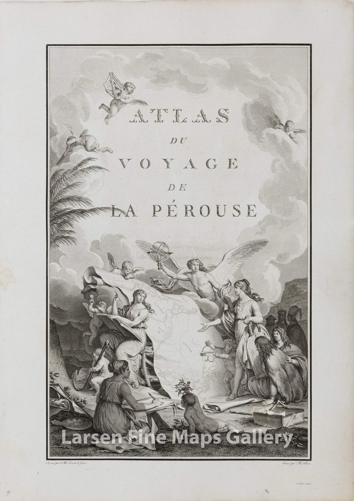 Title Page from Atlas Du Voyage De La Perouse 1797