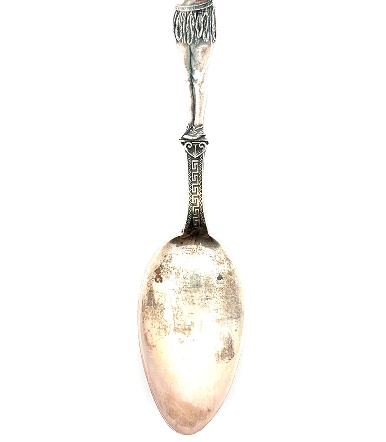 .925 Sterling Silver Full Figure Native American Souvenir Spoon, 18.7g