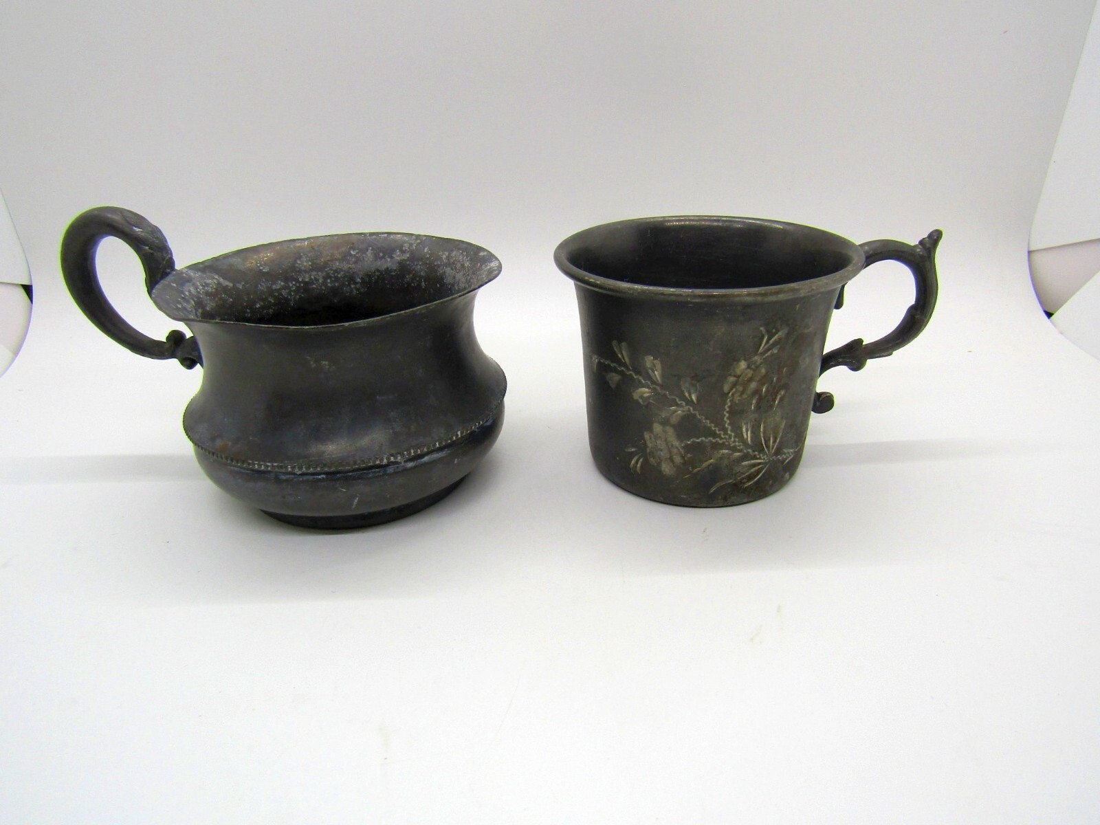 Antique Cups Silver Plated Quadruple Plate Waldorf Silver Co & Apollo Silver Co