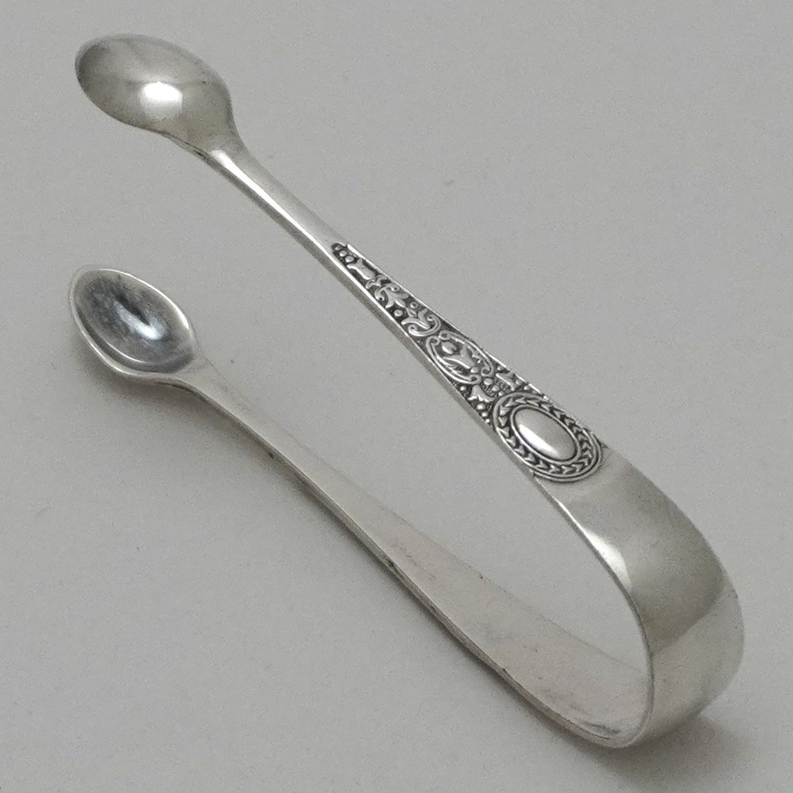 FLORENCE Design Barker Bros Sheffield Silver Service Cutlery Sugar Tongs / Nips
