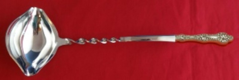 Old Orange Blossom by Alvin / Gorham Sterling Punch Ladle 13 3/4″ Twist Custom