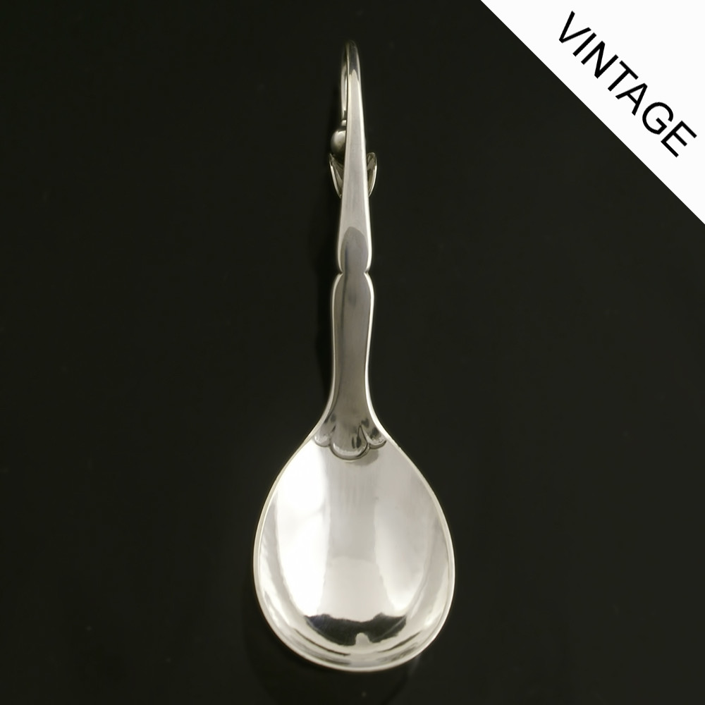 Georg Jensen Silver Jam Spoon – Ornamental/ Pyntebestik #21