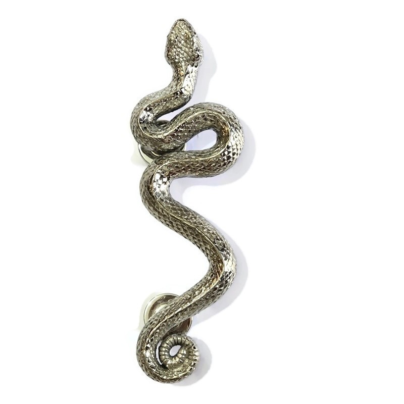 RIGHT HAND 14″ inch long Small version RATTLE SNAKE gorgeous door handle