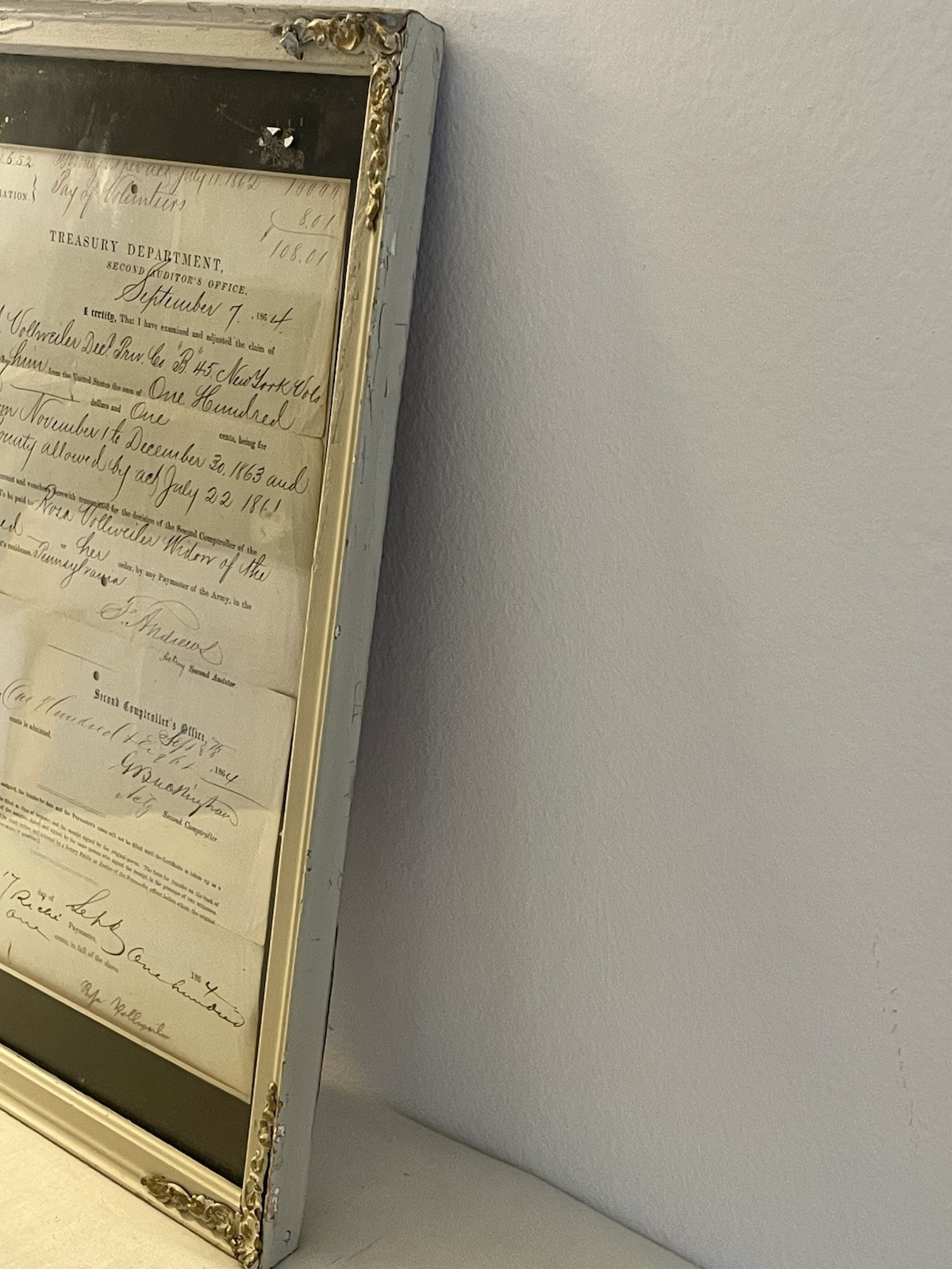 ‎‏This document was the U.S. Treasury Department from September 7, 1864