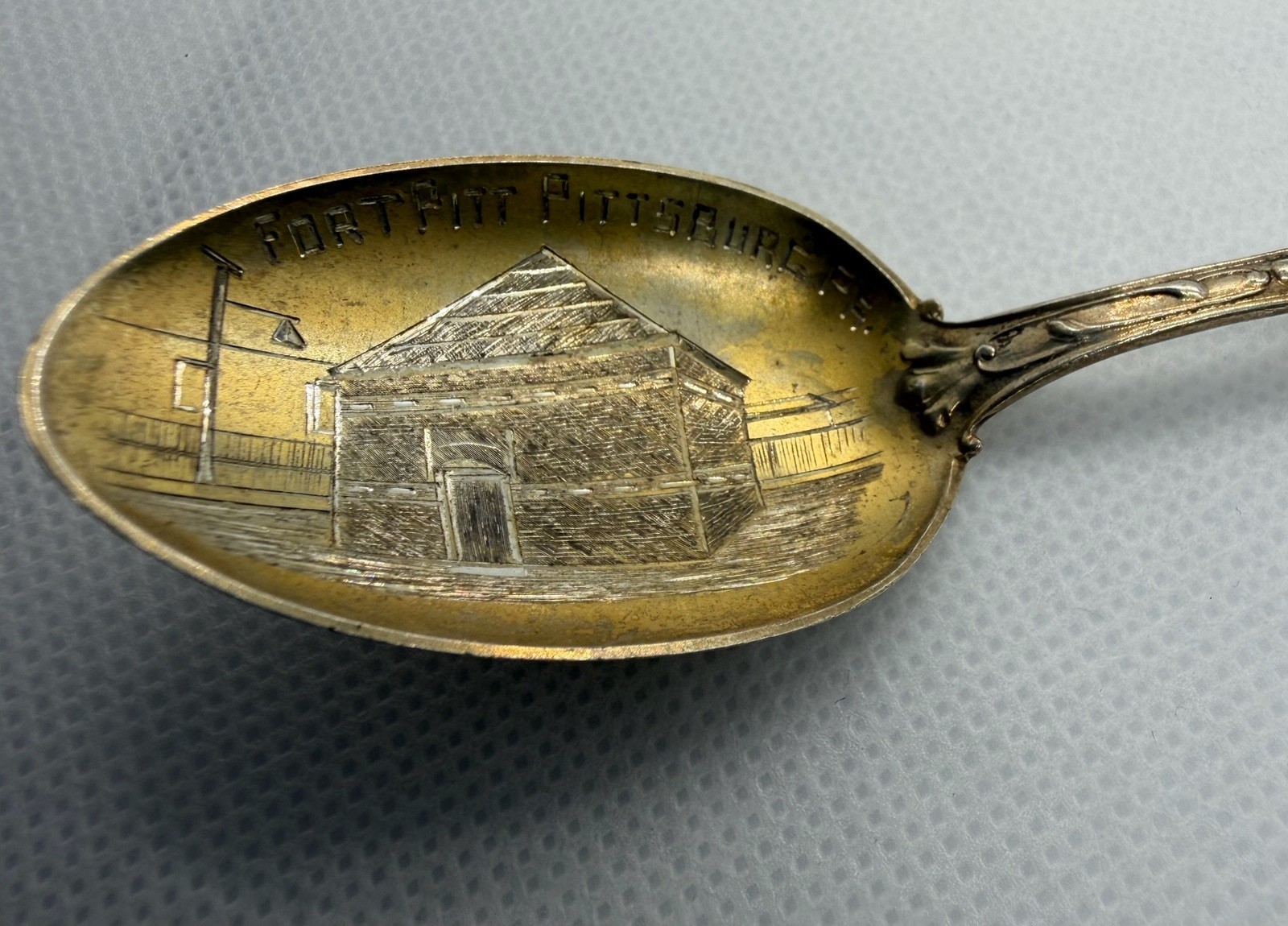Fort Pitt (Pittsburgh) Sterling Silver Commemorative Spoon
