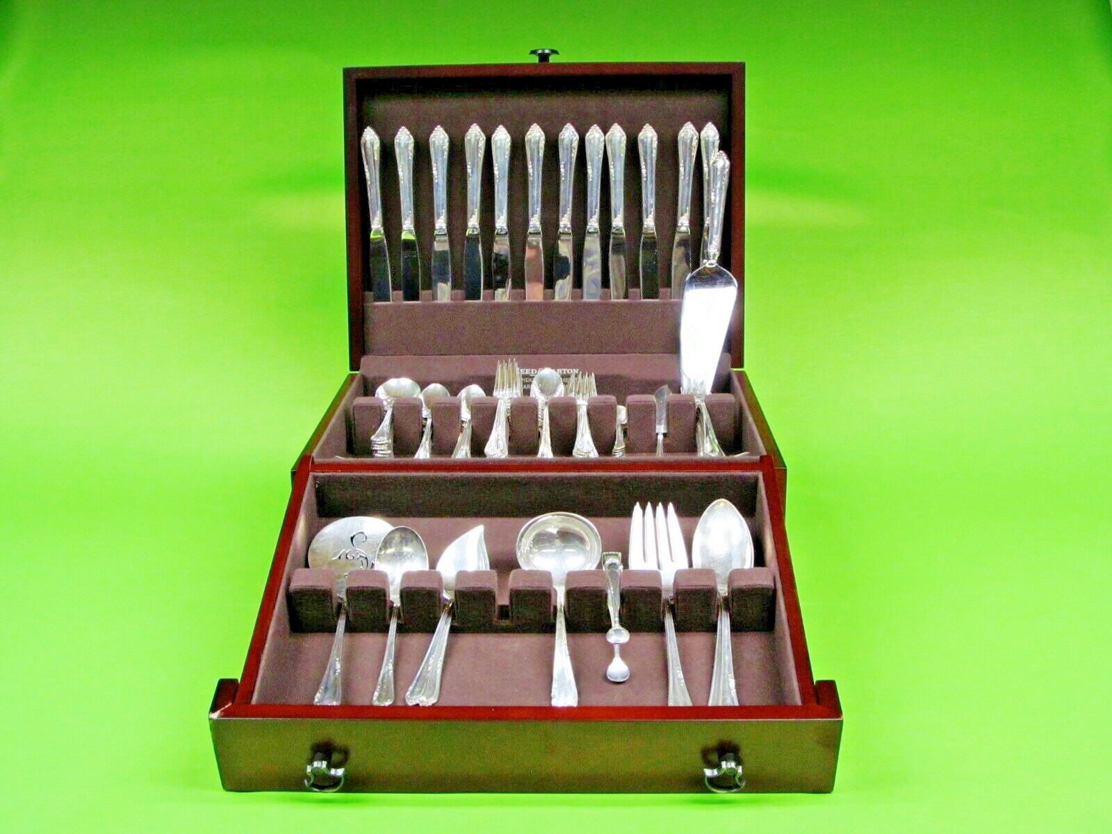Dancing Flowers by Reed & Barton Sterling Silver Flatware Set Service 116 Pieces