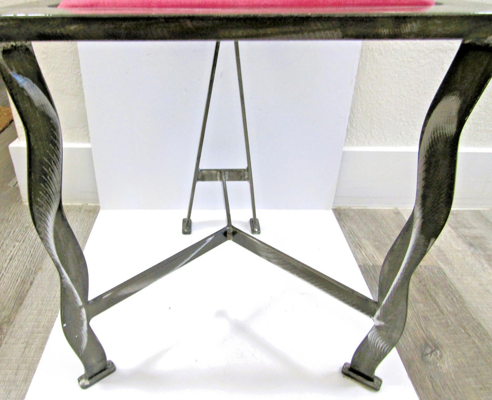 1990s Postmodern Contemporary Welded Steel Artist Signed Accent Chair