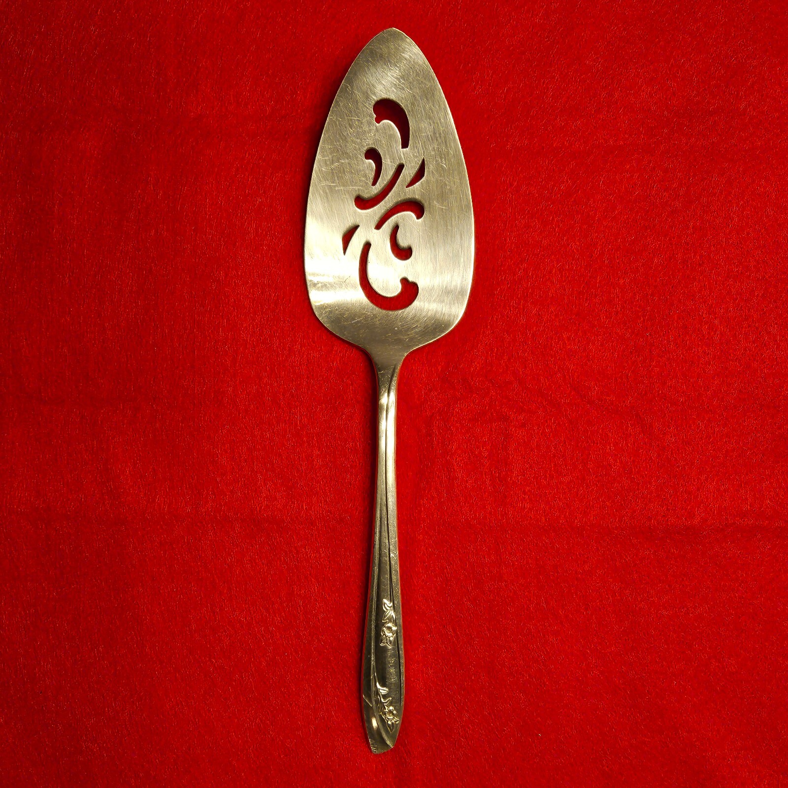 Wm Rogers 1957 LADY FAIR Silverplated Pie Cake Dessert Pastry Server Very Nice