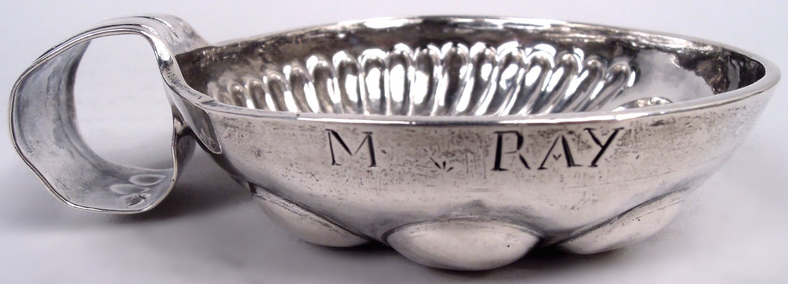 Antique Wine Taster Restauration Tastevin French Provincial Silver 1819/38