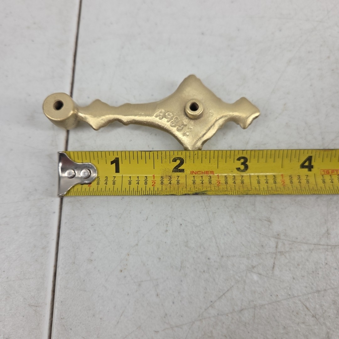 Antique Solid Brass Door Knocker Part Finial Windsor Tip Gold A9852