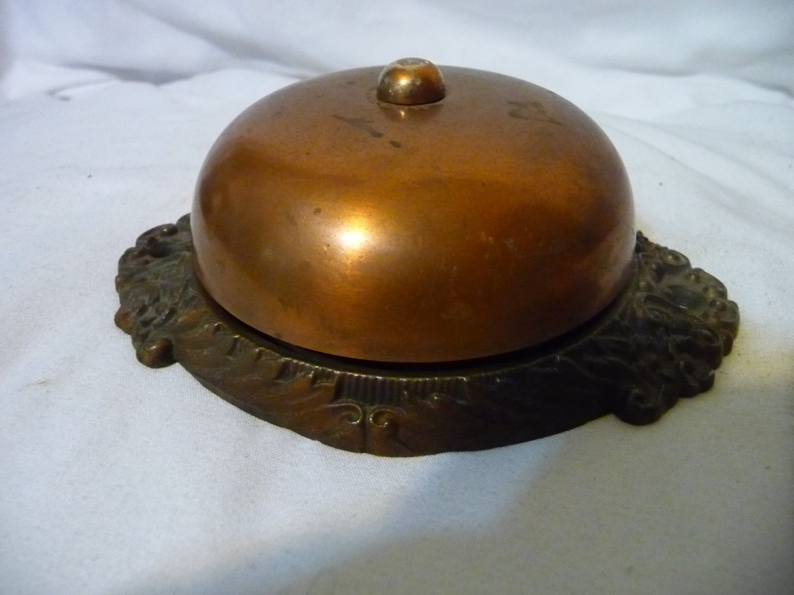 Authentic Antique RUSSELL & ERWIN – Mechanical Hand Crank Twist Door Bell 1893