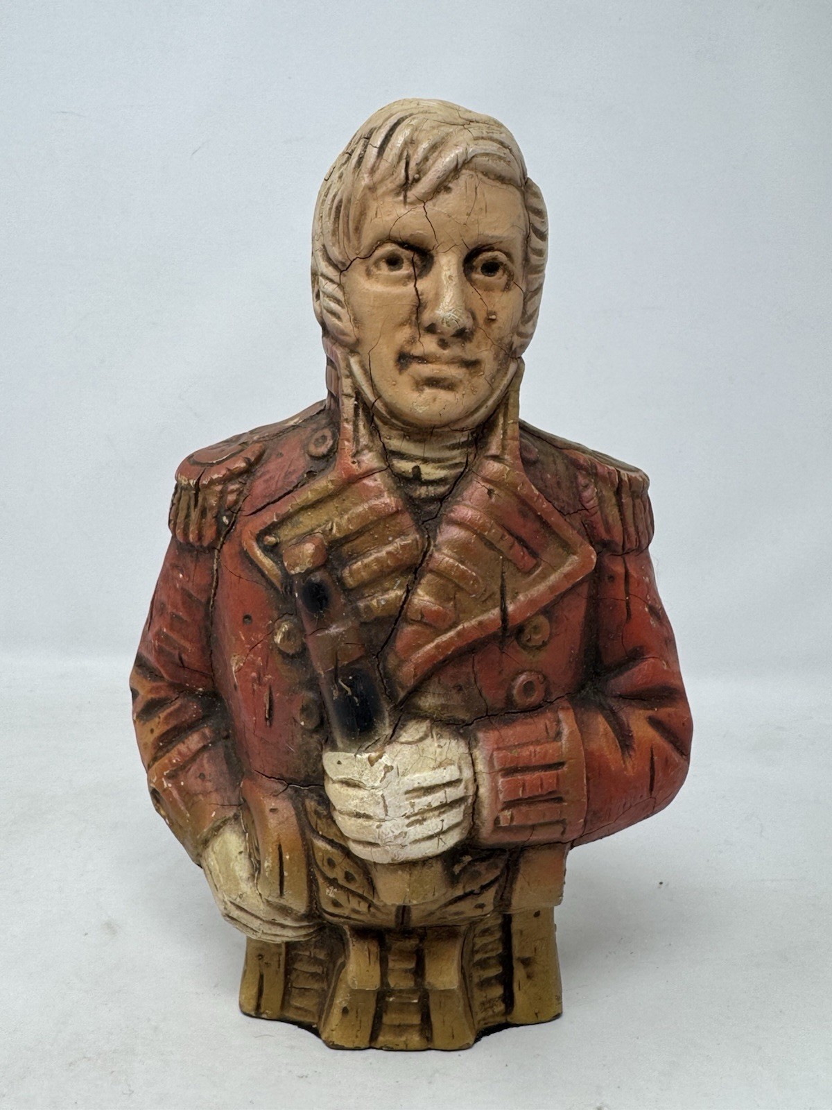 alfco NY Ship figurehead Admiral Lord Nelson 9” tall Extremely RARE nautical