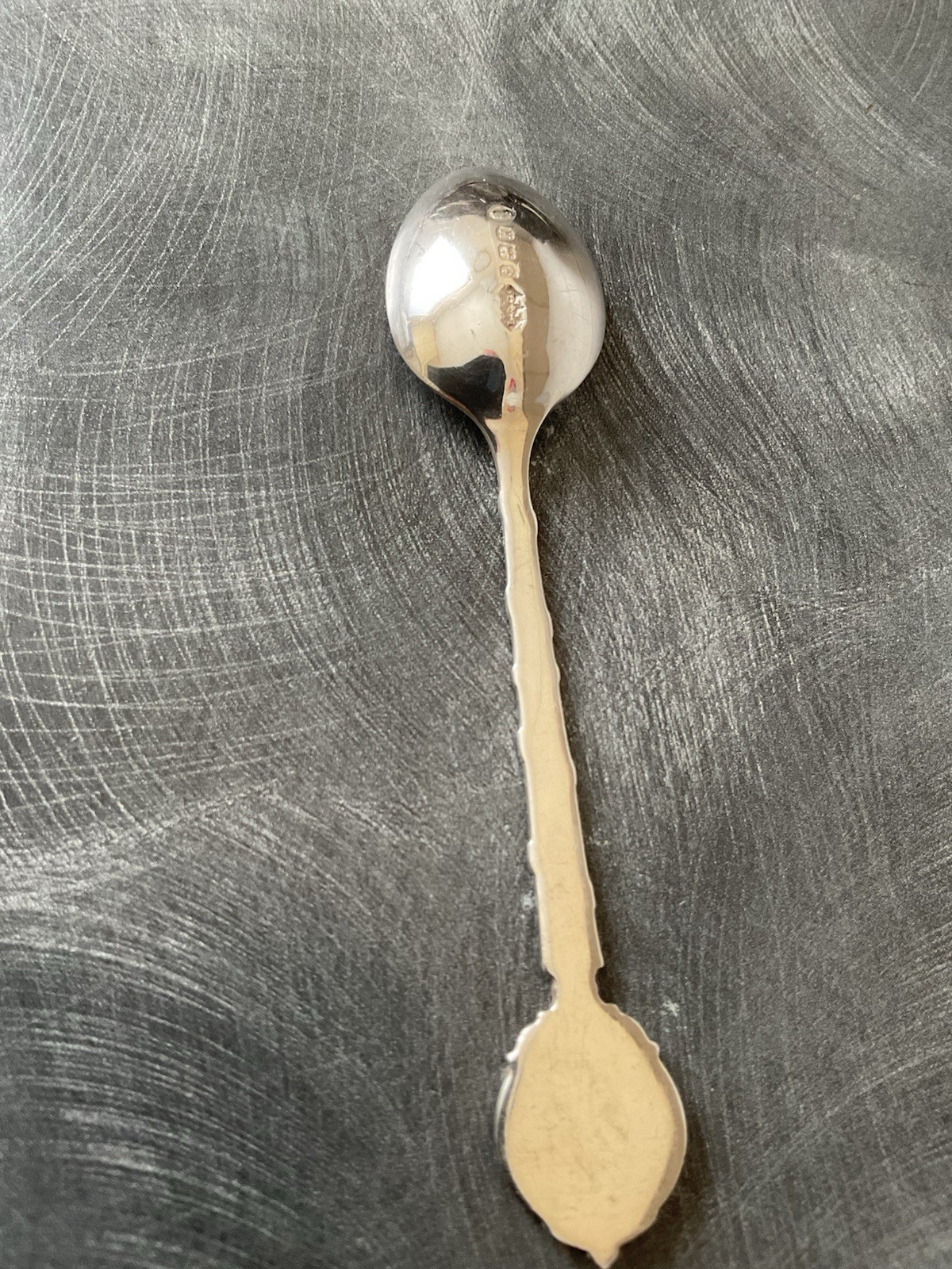 SUPERB SOLID SILVER ENAMEL JUBILEE SPOON LIBERTY & CO B’HAM 1934
