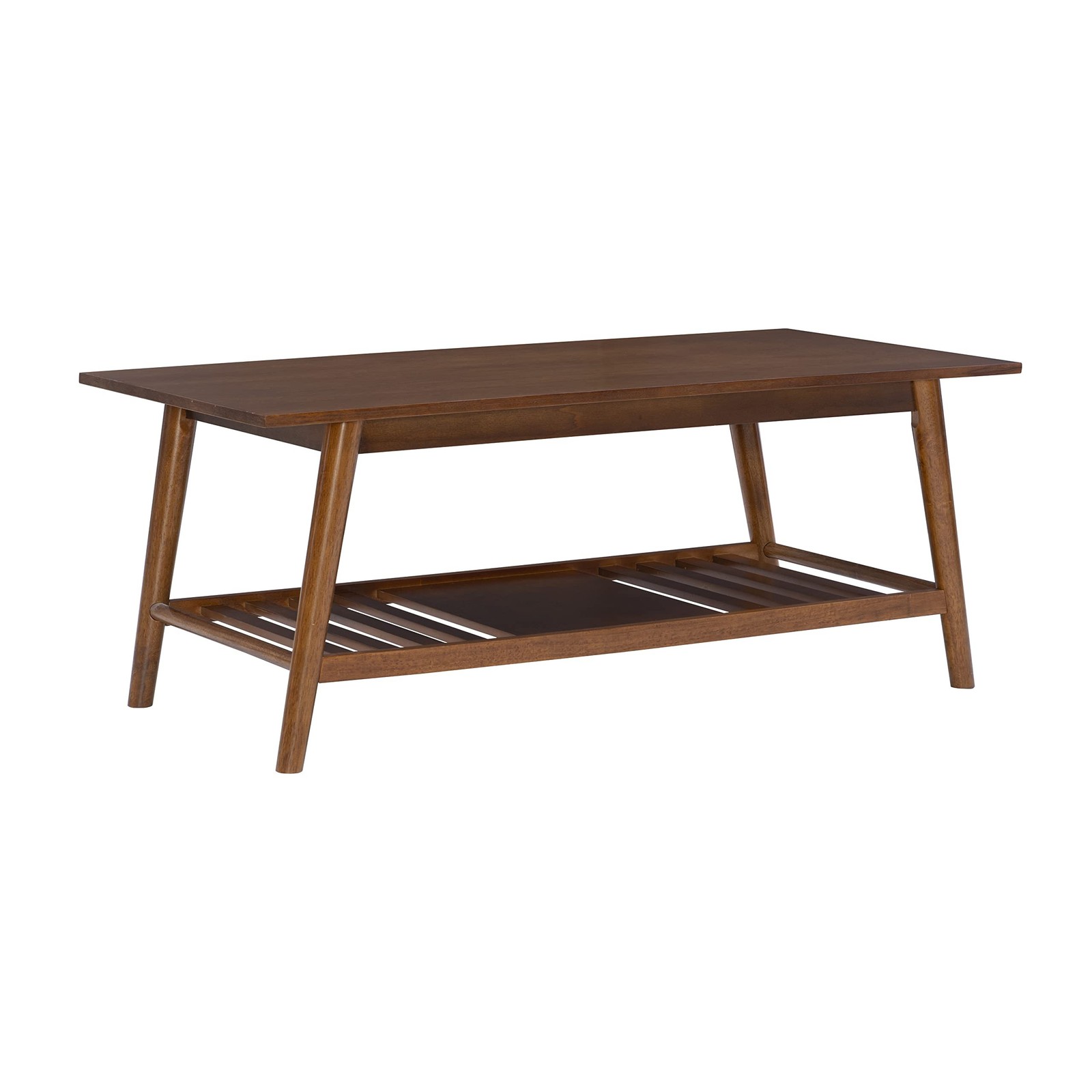 Linon Mid Century Walnut Melissa Coffee Table Standard