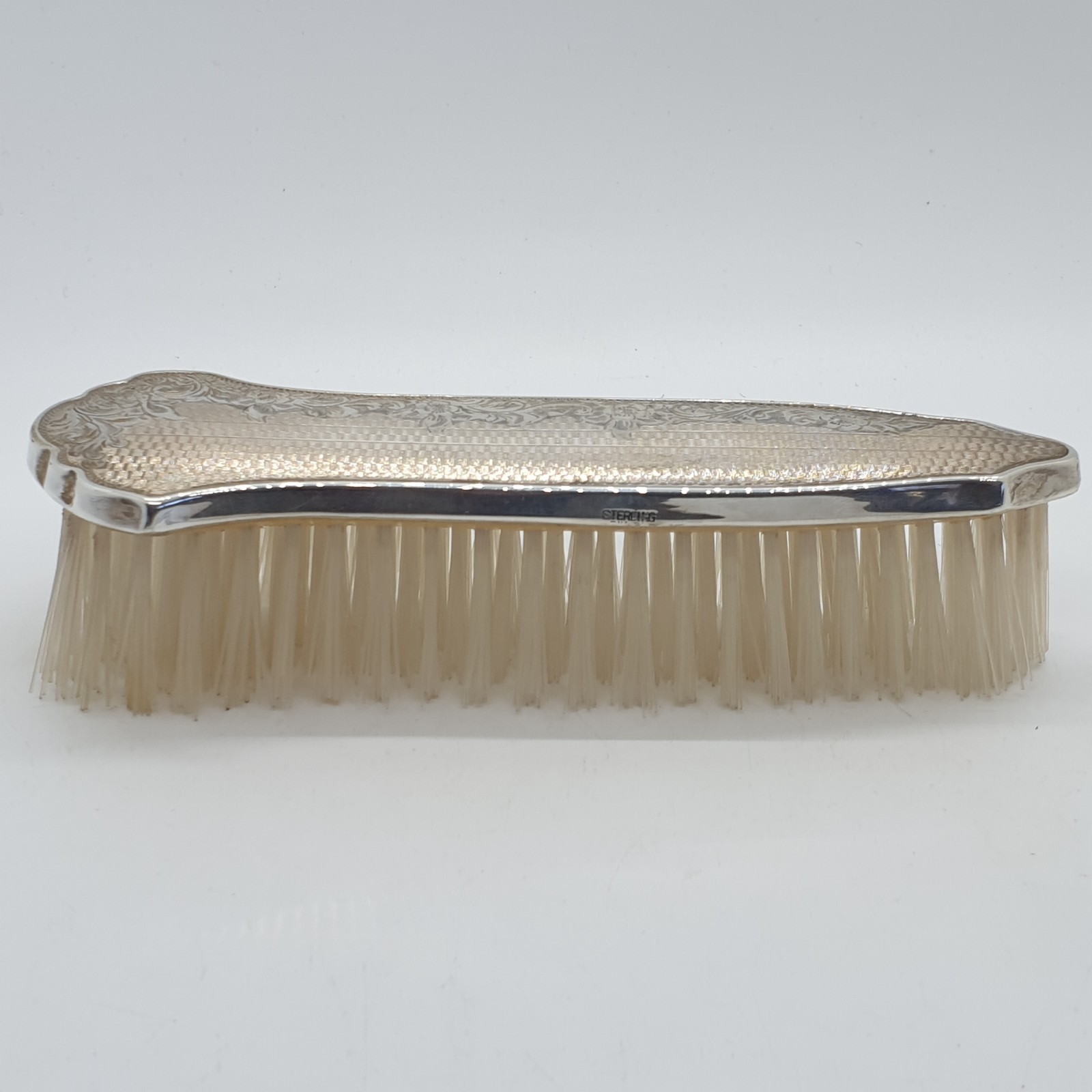 Sterling Silver Dressing Table Set Mirror & Brushes W I Broadway & Co 1959 Cased