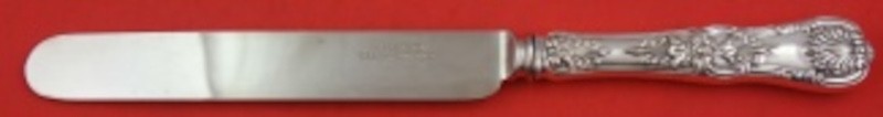 English King by Tiffany & Co Sterling Silver Dinner Knife SP blade blunt 10 3/4″