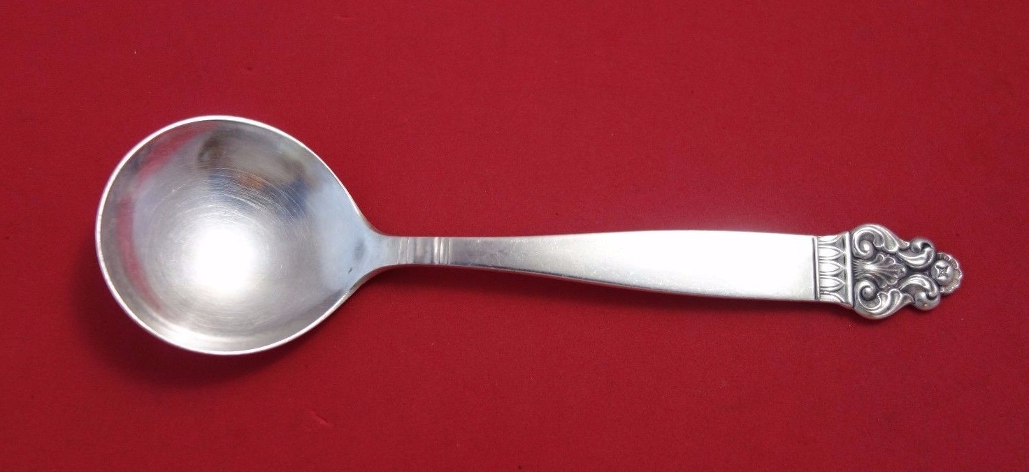 Vidar by Th. Marthinsen Silverplate Cream Soup Spoon 6 7/8″
