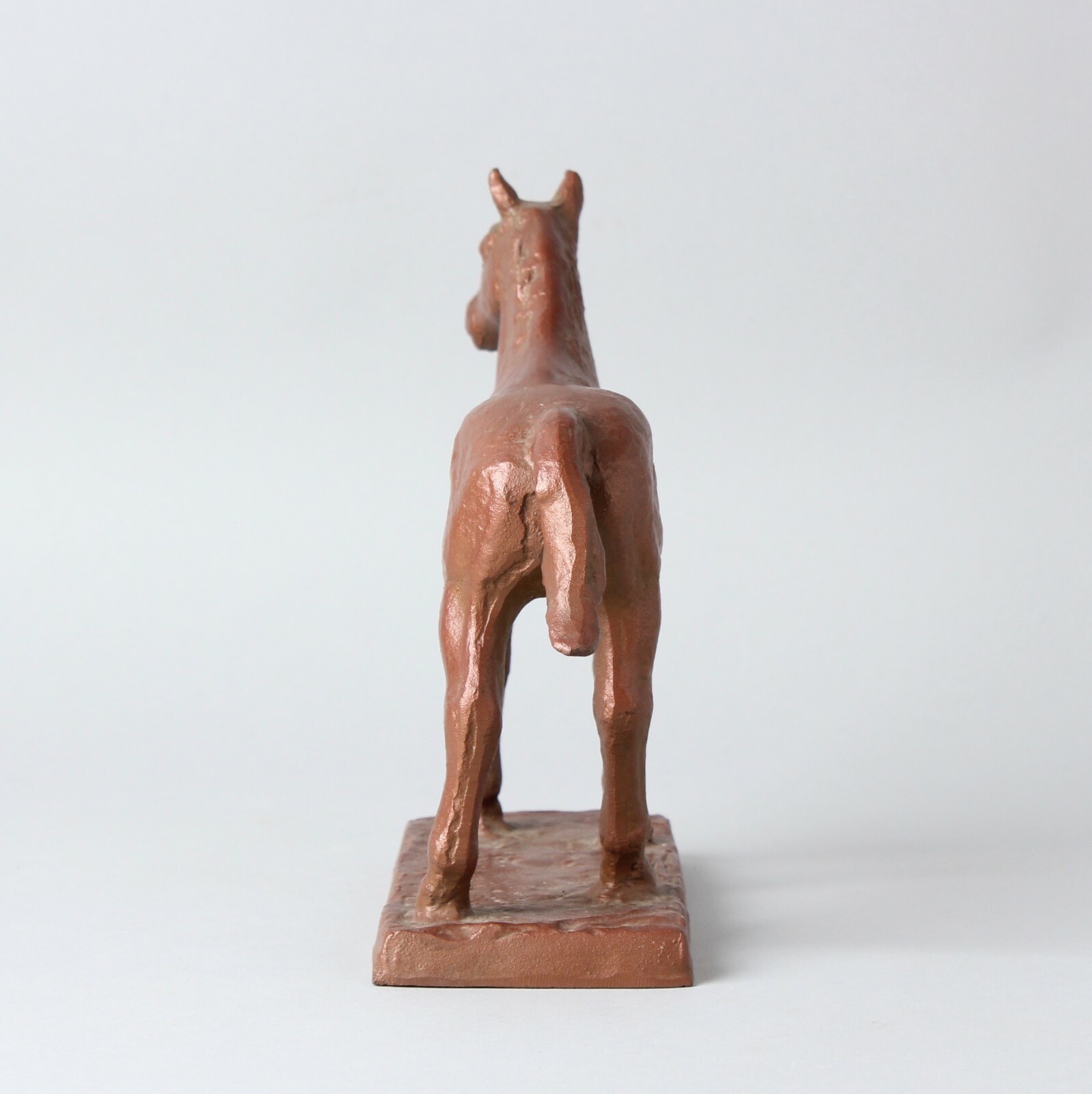 Horse iron sculpture object by a well known Japanese Metal artist FF3