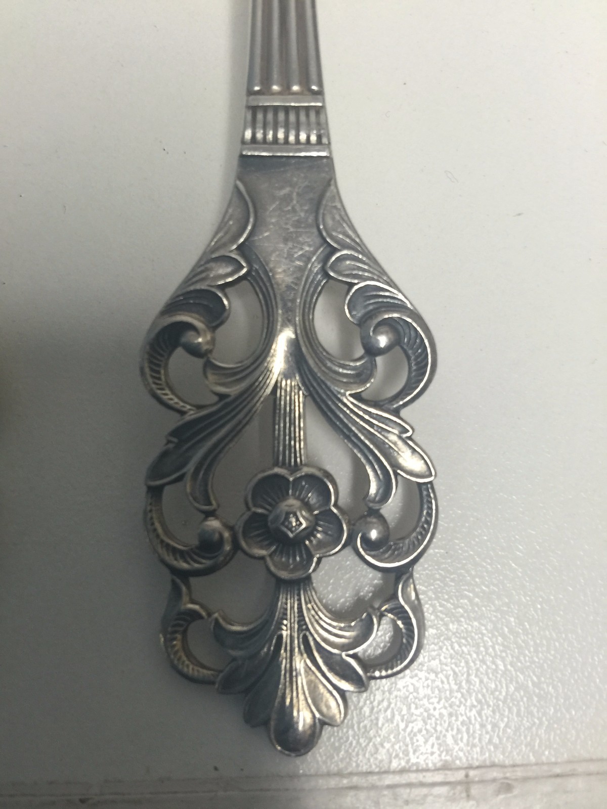 VIKING ROSE 830 SILVER 2 SERVING SPOONS AND FORK