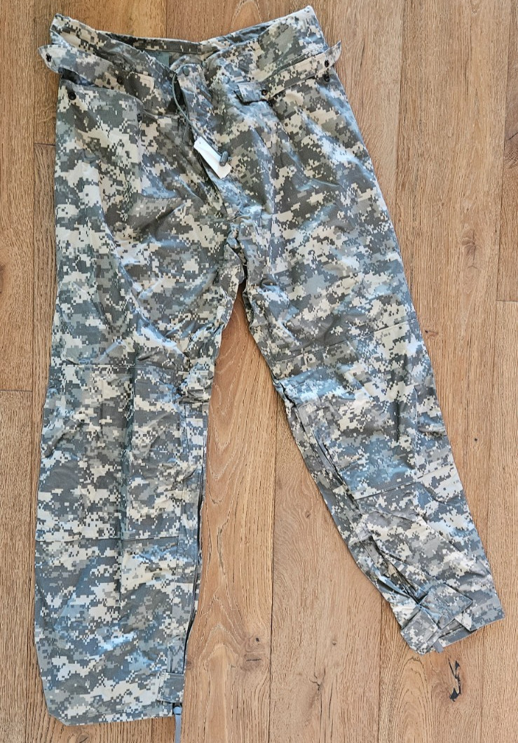 USGI Army RAINSUIT TROUSER ACU Digital UCP GEN III Gore-Tex Size Small
