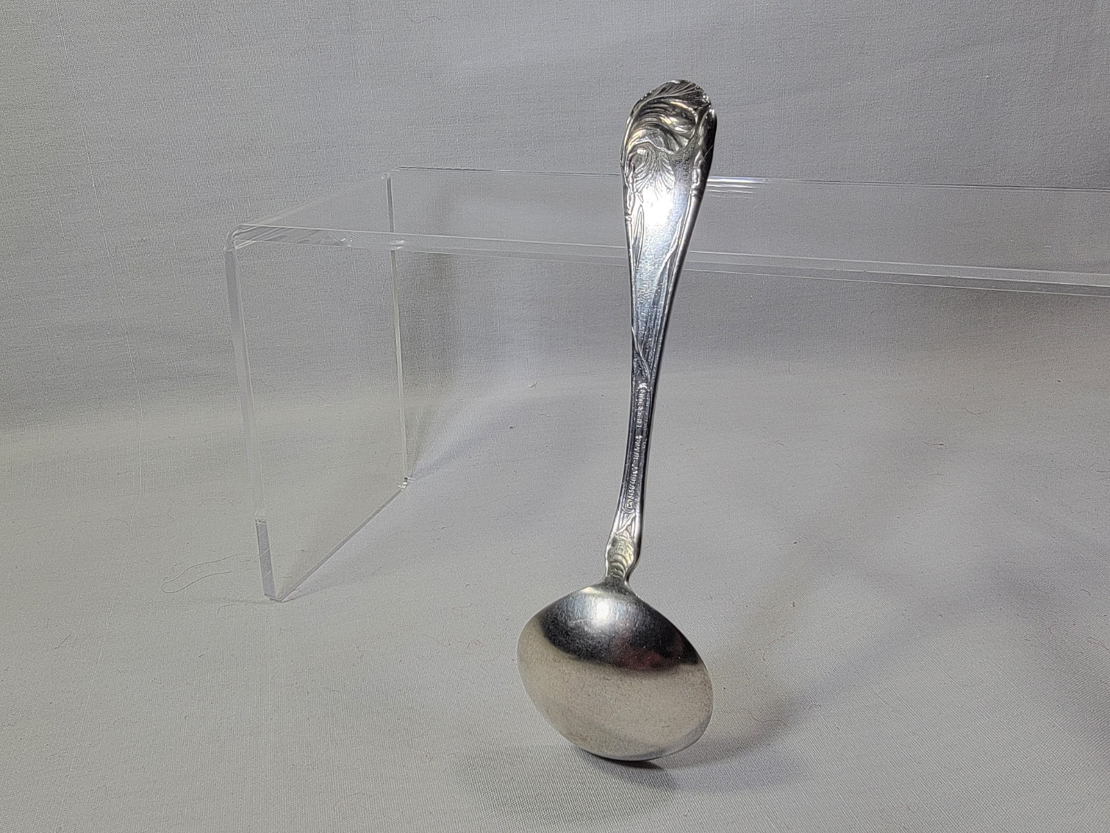 Community Silver Triple Plus Ladle Deep Serving Spoon – Condiment Sauce 5 5/8″ T