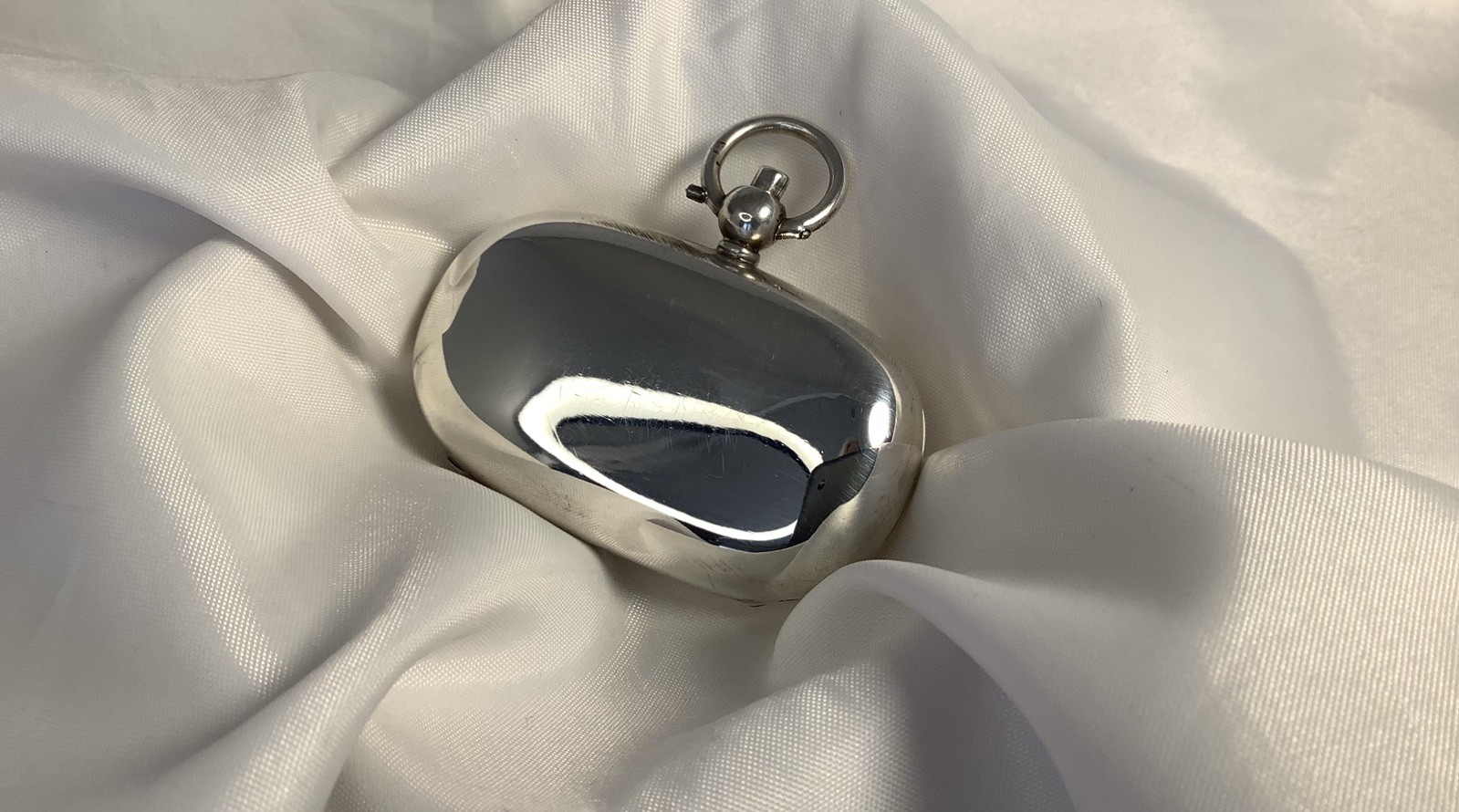 SOVEREIGN CASE DOUBLE ANTIQUE HM SILVER 32g ‘JOSEPH GLOSTER’ VICTORIAN 1907