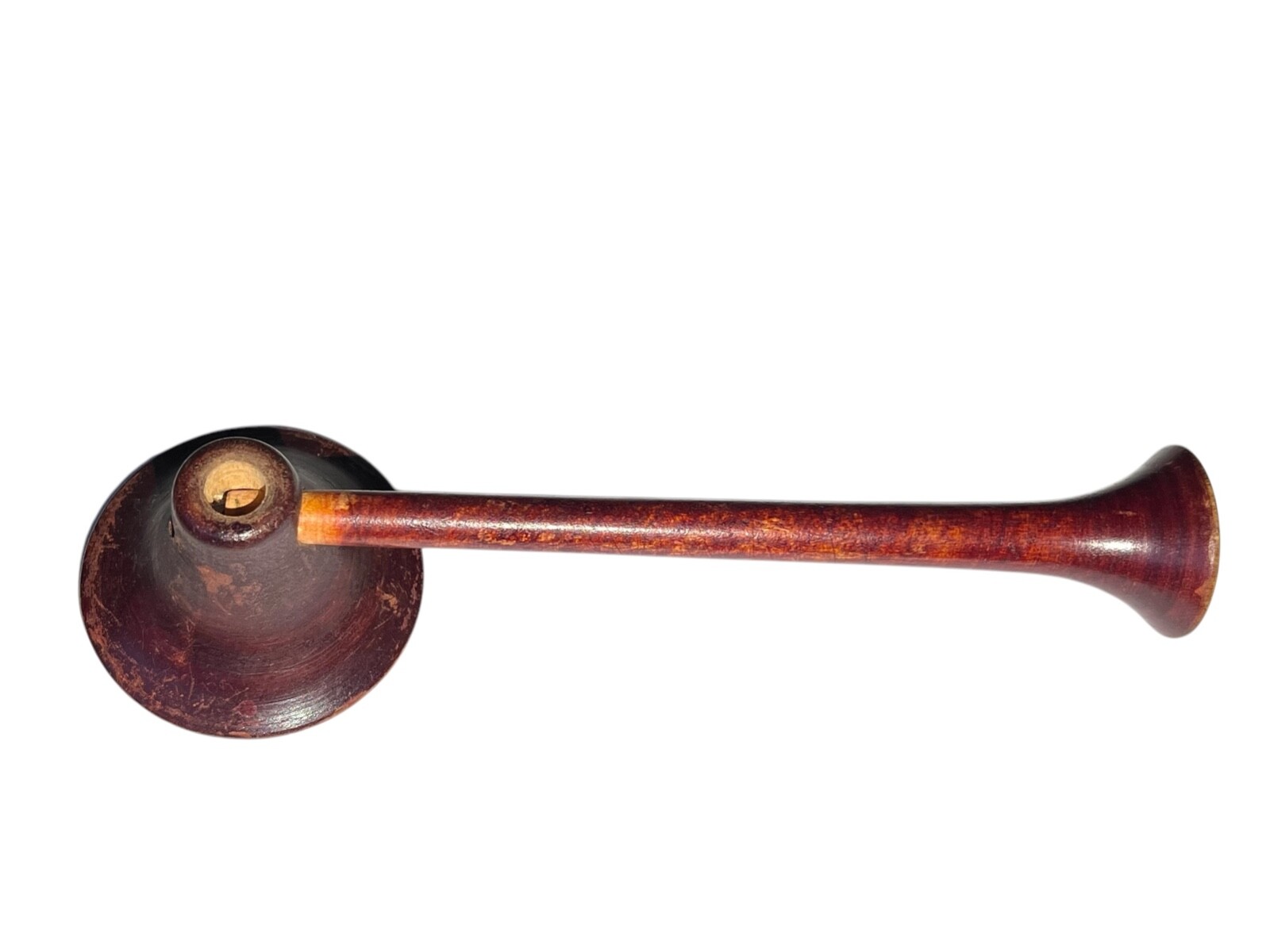 Antique Wooden Monaural Stethoscope – Two-Piece Design Red Painted 6.3 inches