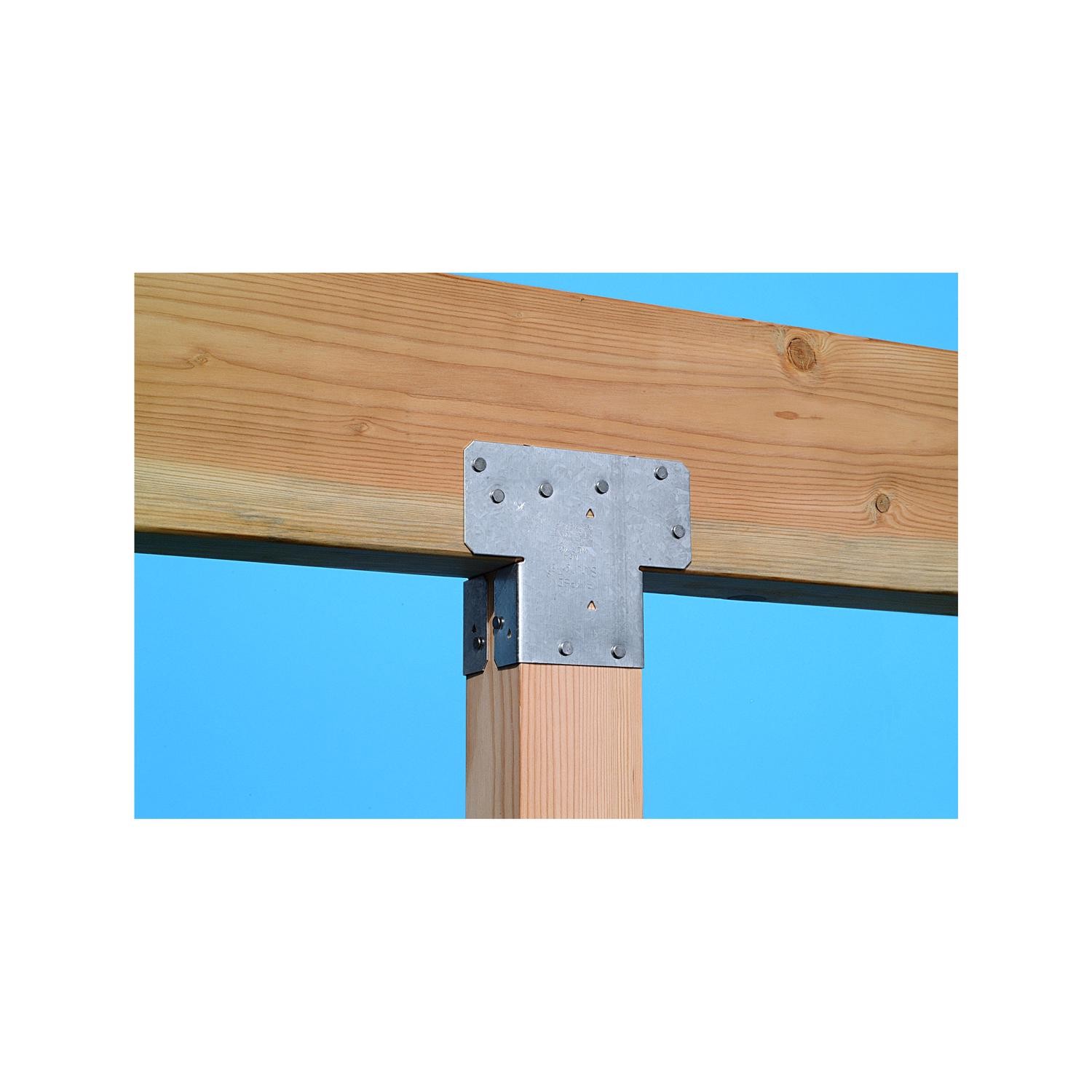 Simpson Strong-Tie AC4Z Z-Max Galvanized Steel Post Cap 3-9/16 W x 6-1/2 L in.