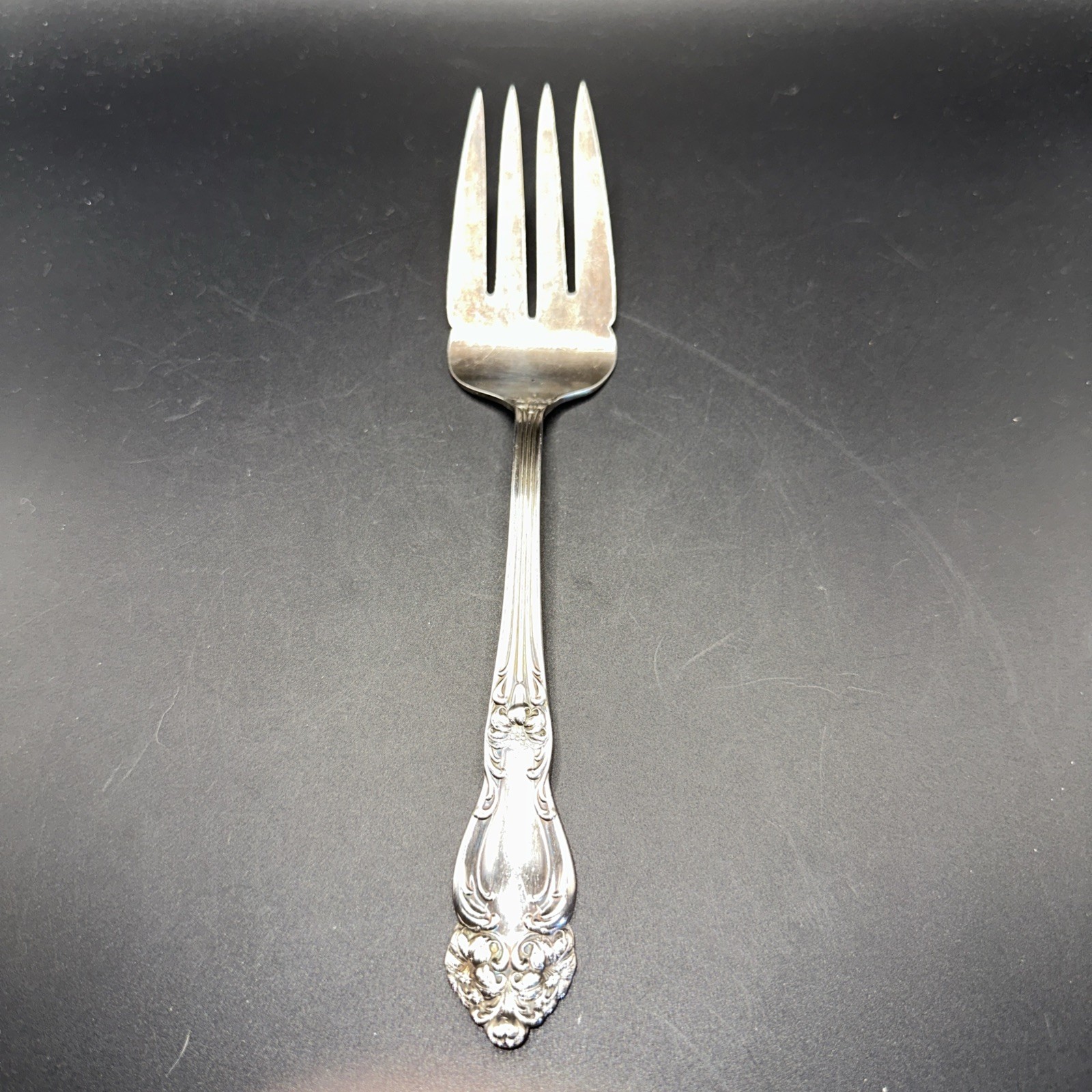 Reed And Barton Tiger Lily Meat Fork 8 3/4”