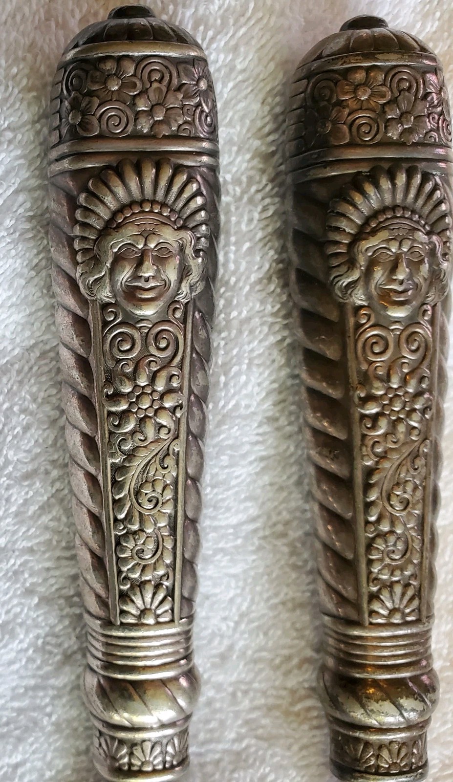 ANTIQUE ASSYRIAN HEAD Carving Set