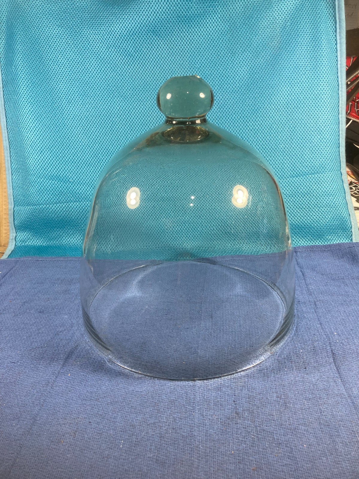 ANTIQUE VICTORIAN HAND BLOWN GLASS GLOBE DOME CLOCK TAXIDERMY STEAMPUNK SPECIMIN