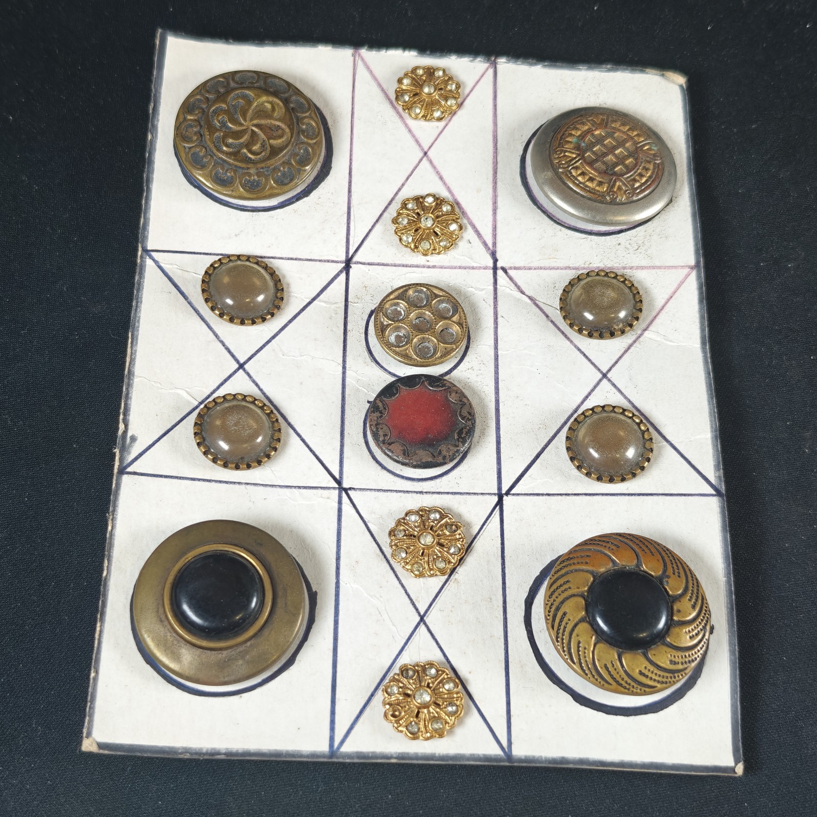 Collection Lot Antique And Vintage Buttons Victorian Picture