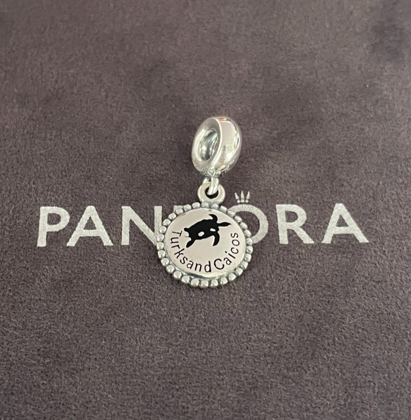 Turks & Caicos Exclusive Charm Pendant by Pandora S925 Sterling Silver Pre-owned