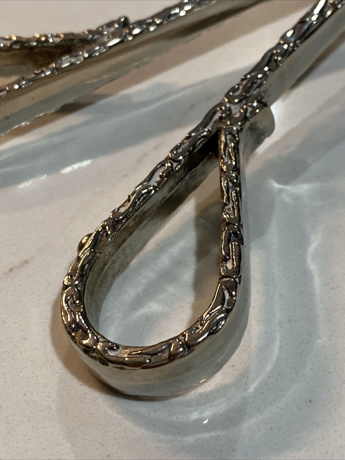 Vintage Silver Plated Salad Tongs Spoon Scissor Salad International Silver Co.