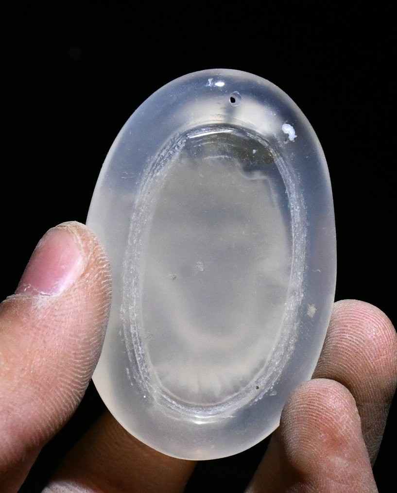 5.5CM Old China Dynasty Natural Jade 12 Zodiac Year Monkey Animal Amulet Pendant