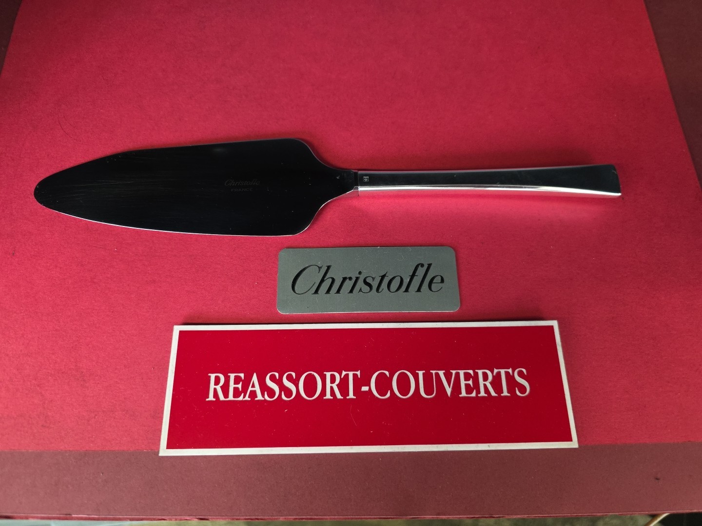 Cake Pie Server Concorde 27 Cm Christofle In Good Condition SILVER PLATED
