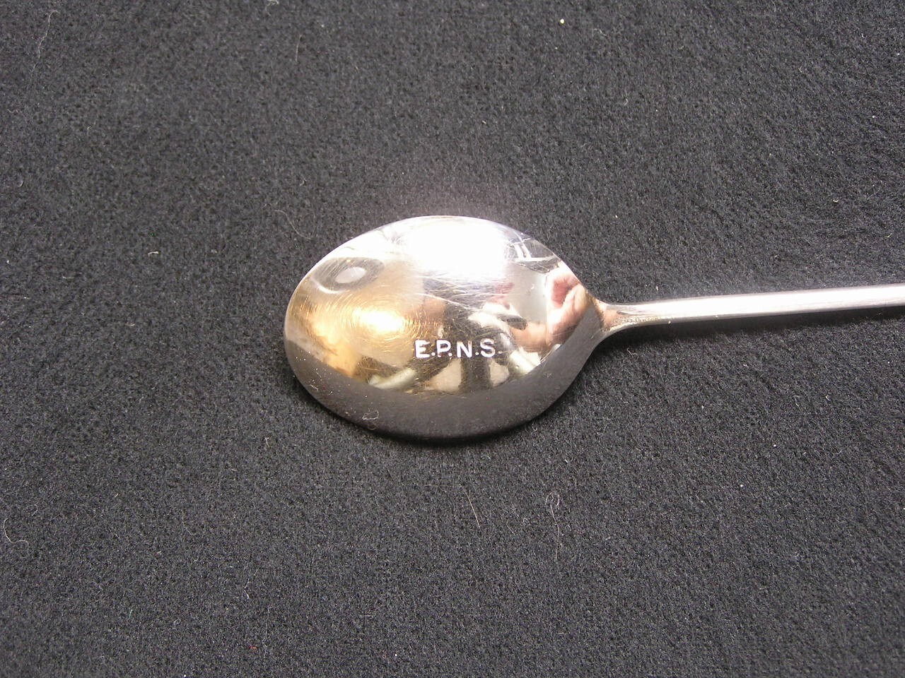 Vintage EPNS Coffee Bean Demitasse Spoon Set #3861 Free Shipping