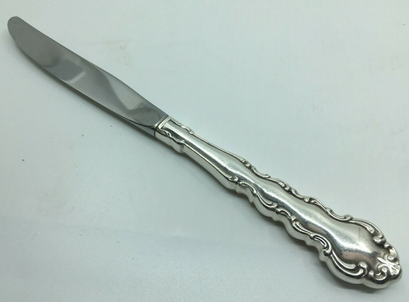 Oneida Community Silverplate Modern Baroque 1 Modern Hollow Dinner Knife 1969