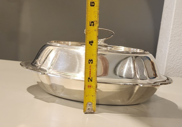 Gorham Sterling Silver Covered Vegetable tureen Plymouth design A2782