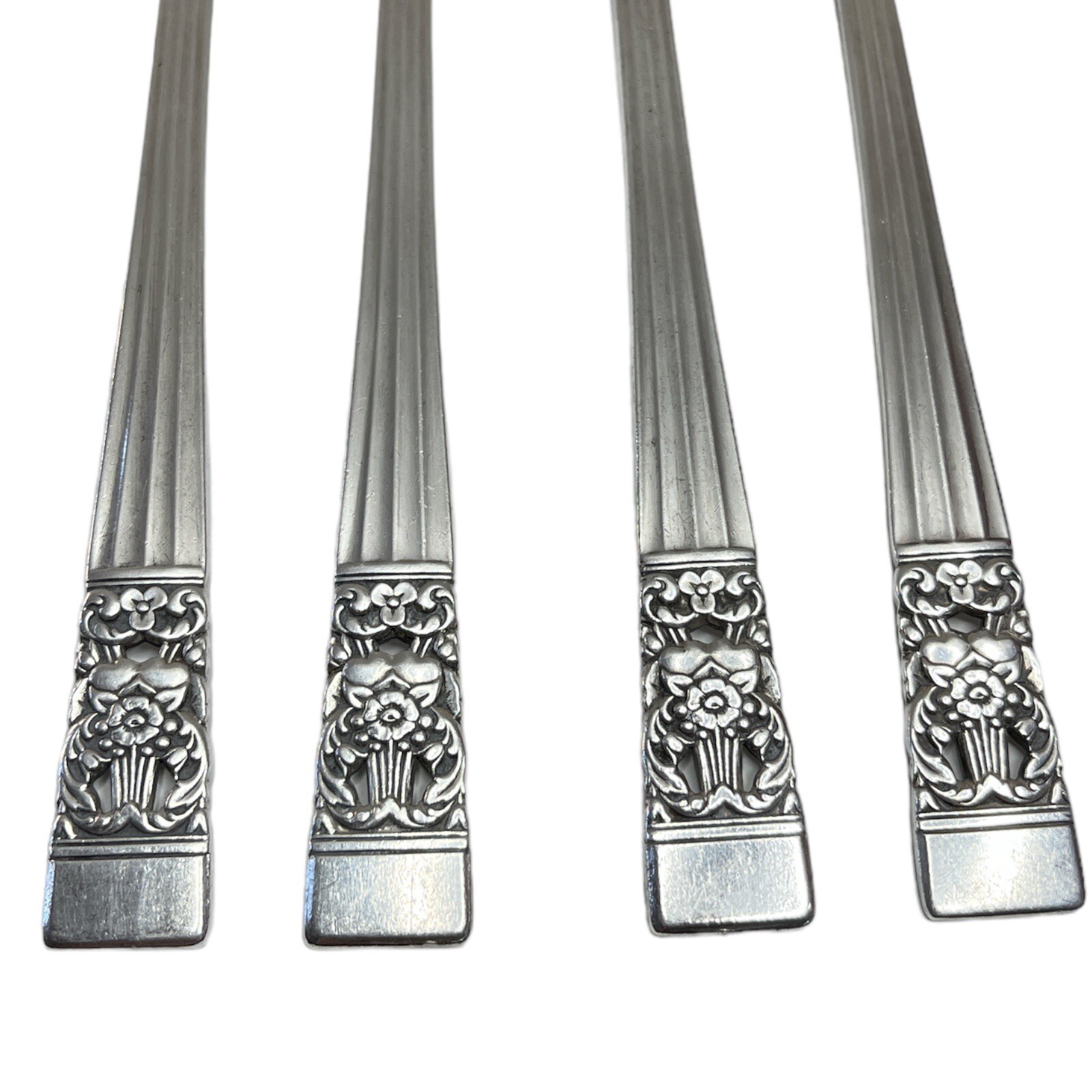 Oneida Silver Coronation Community Plate 1936 Fork Set of 4 Canada 1936-2004