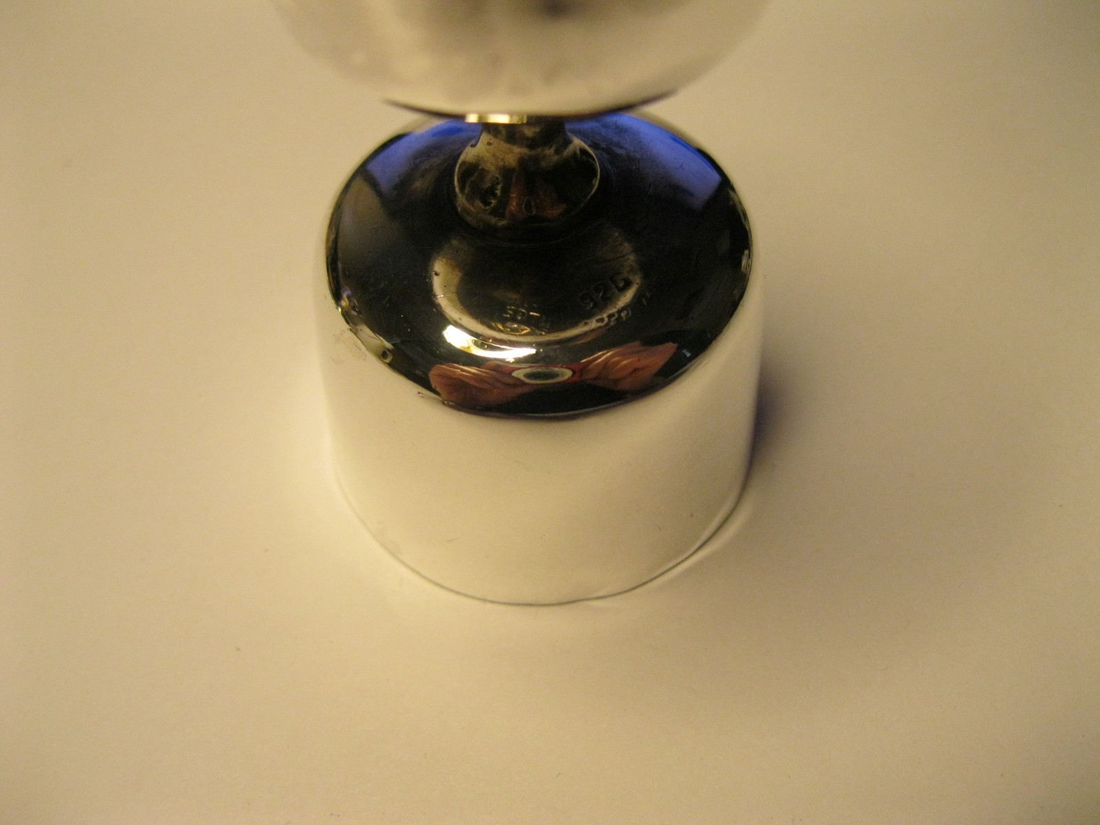 STERLING SILVER DOUBLE MEASURE MID CENTURY MODERN JIGGER CUP! INSCRIBED
