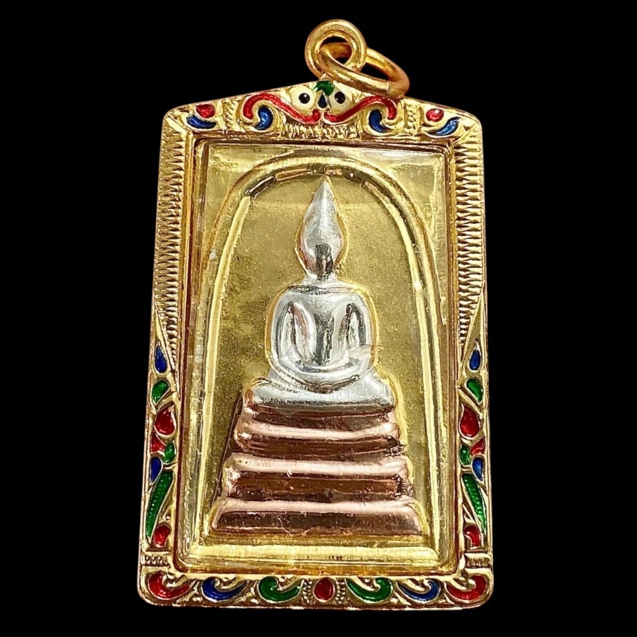 Phra Somdej Wat Rakang Chinnabanchorn Spell 3 Kings Power Wealth Thai Amulet