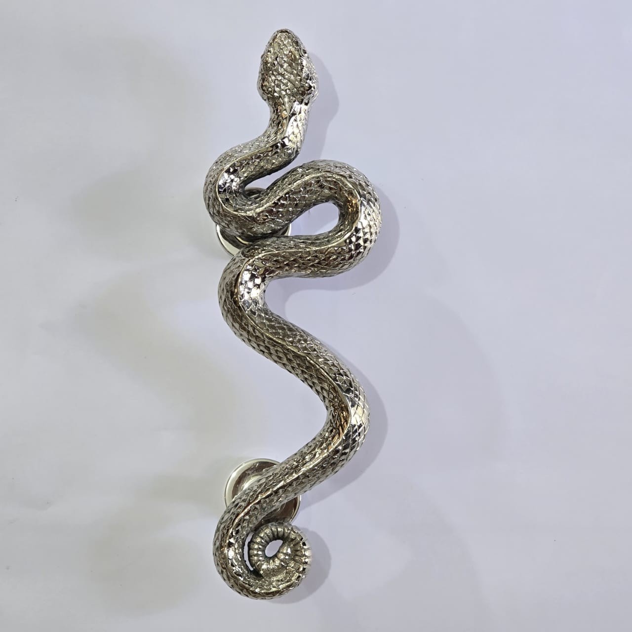 RIGHT HAND 14″ inch long Small version RATTLE SNAKE gorgeous door handle