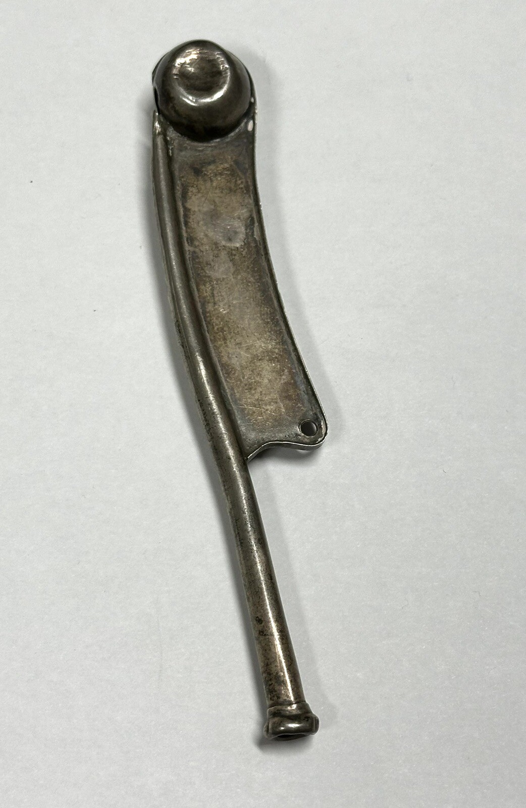 Vintage Sterling Silver Naval Bosun’s Whistle Pipe Whistle A.E Co. Utica NY